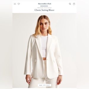 Abercrombie Womens Classic Blazer